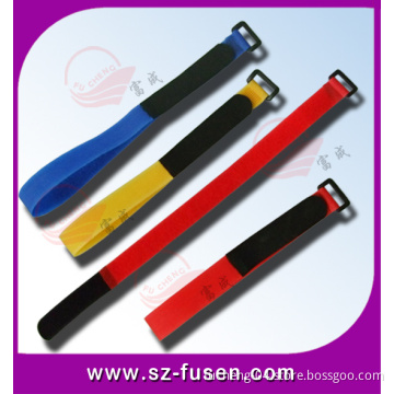 Reusable 100% Nylon Plastic Buckle Velcro Strap (FS-908)